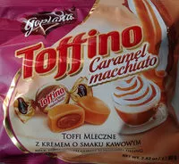 Mängden socker i Toffi mleczne nadziewane kremem o smaku kawowym