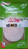 Mängden socker i Szynka delikatesowa z kurcząt
