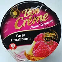 Mängden socker i Jogurt kremowy o smaku tarty malinowej