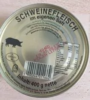 Mängden socker i Schweinefleisch im eigenen Saft
