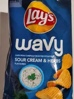 Mängden socker i Wavy sour cream&herbs