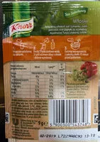 Mängden socker i Sos sałatkowy włoski