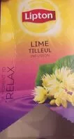 Mängden socker i Lipton Tilleul Professionnel 25 Sachets X6