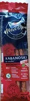 Mängden socker i KABANOSKI o smaku bekonowym
