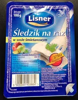 Mängden socker i Śledzik na raz w sosie śmietankowym
