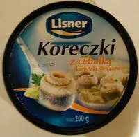 Mängden socker i Herring rolls with onion in rapeseed oil