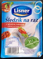 Mängden socker i Śledzik na raz z suszonymi pomidorami i ziołami włoskimi