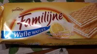 Mängden socker i Wafle Familijne o smaku cytrynowym