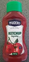 Mängden socker i Ketchup Łagodny