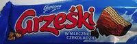 Mängden socker i Grzeski - Milk Chocolate Coated Wafer Bar With Milk Chocolate
