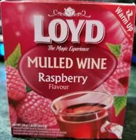 Mängden socker i Loyd Tea Wine Tea Mulled, Raspberry Flavour
