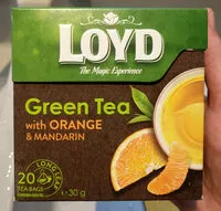 Mängden socker i Loyd Tea Green & White (orange & Mandarin)