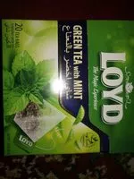 Mängden socker i Loyd Green Tea Mint 20 Tea Bags x