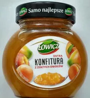 Mängden socker i Konfitura z żółtych owoców