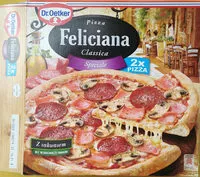 Mängden socker i Pizza z szynką, pieczarkami i salami, głęboko mrożona.