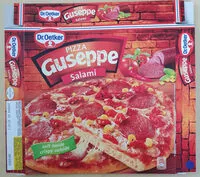 Mängden socker i Pizza Guseppe Salami