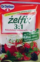 Mängden socker i Żelfix 3:1