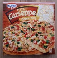 Mängden socker i Pizza Guseppe - Chicken curry