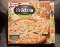 Mängden socker i Pizza Feliciana