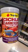 Mängden socker i FISH FOOD CICHLID CARNIVOR SMALL PELLET 1000ML