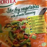 Mängden socker i Stir-fry vegetables with oriental seasoning