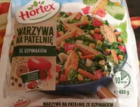 Mängden socker i Warzywa na patelnię ze szpinakiem