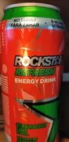 Mängden socker i Rockstar Refresh Strawberry Lime Zero Azucar