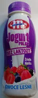 Mängden socker i Jogurt pitny polski, bez laktozy, owoce leśne.