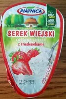 Mängden socker i Cottage cheese with strawberry