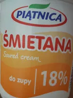 Mängden socker i Śmietana 18%