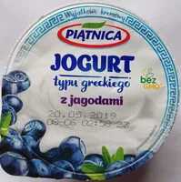 Mängden socker i Jogurt typu greckiego z jagodami 2,4% tłuszczu