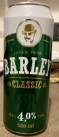 Mängden socker i Barley-lager beer