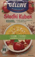 Mängden socker i Kisiel o smaku jabłka z cynamonem z ziarnami