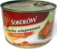 Mängden socker i Żeberka wieprzowe z kapustą