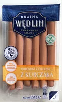 Mängden socker i Parówki z filetem z kurczaka