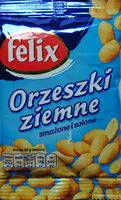 Mängden socker i Orzeszki ziemne smażone i solone
