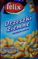 Mängden socker i Orzeszki ziemne smażone i solone