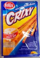 Mängden socker i Crixy o smaku żółty ser