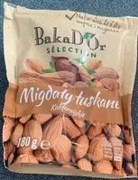 Mängden socker i Migdały łuskane kalifornijskie