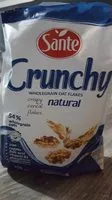 Mängden socker i Crunchy Sante Naturalne