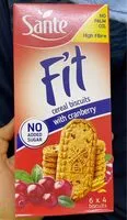 Mängden socker i Cereal biscuits with cranberry