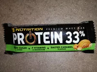 Mängden socker i protein 33%