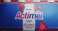 Mängden socker i Danone Actimel immune system