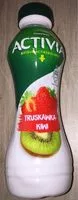 Mängden socker i Yoghurt Drink Activia W Strawberry & Kiwi 300G 1 / 6