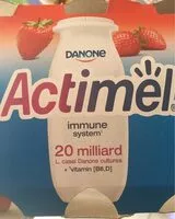 Mängden socker i Actimel fraise