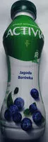Mängden socker i Activia yaourt à boire myrtille