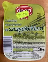 Mängden socker i Salatka warzywna ze szczypiorkiem