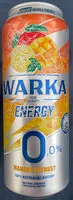 Mängden socker i Warka energy 0,0% mango i cytrusy