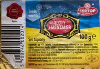Mängden socker i Złoty ementaler