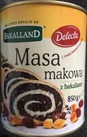 Mängden socker i Masa makowa z bakaliami